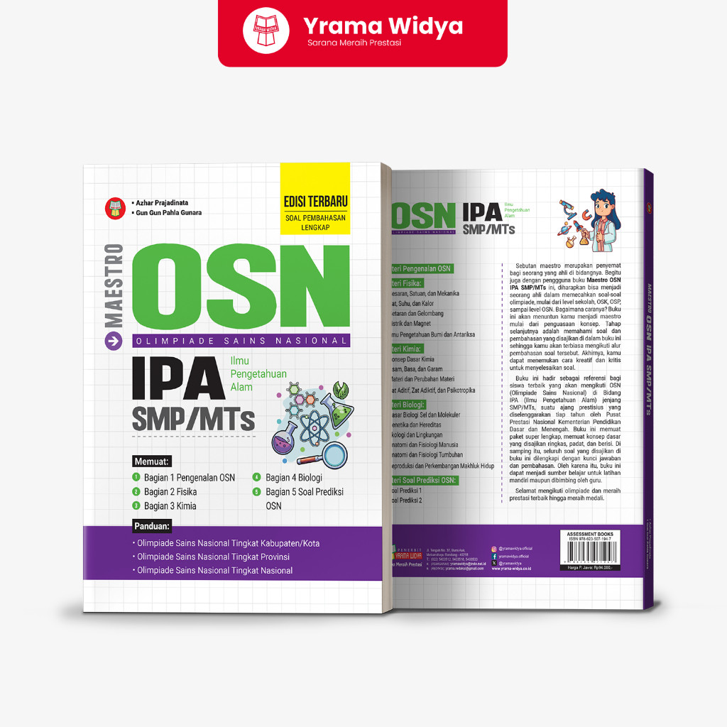Yrama Widya - Buku Maestro OSN IPA SMP | Ilmu Pengetahuan Alam