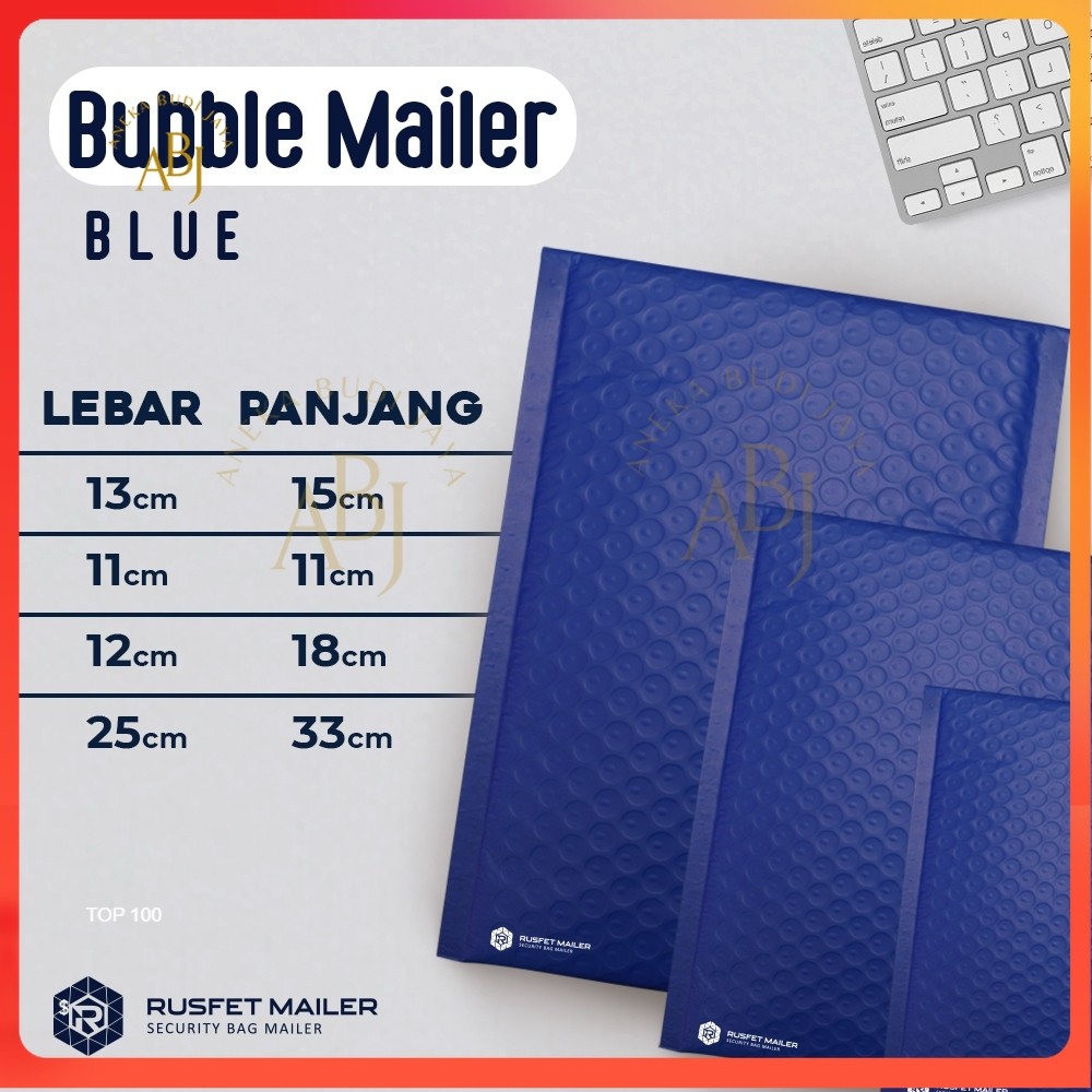 Amplop Bubble Mailer Electric Blue Bubble Mailer Envelope Rusfet Bubble Packing