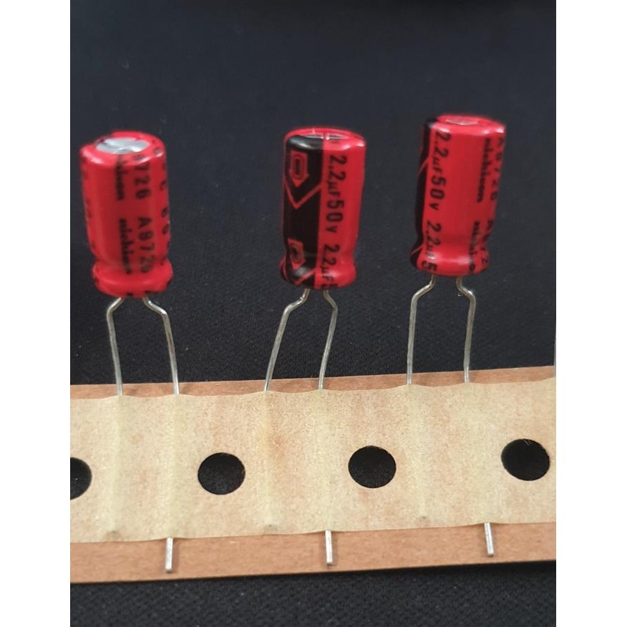 sPaRePaRt Elco Capacitor 2.2uf 50v Nichicon