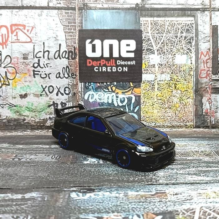 SLK99 hot wheels Honda civic si hitam blue list New Loose