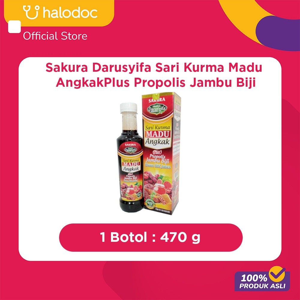 

Sakura Darusyifa Sari Kurma Madu Angkak Plus Propolis Jambu Biji 470 g