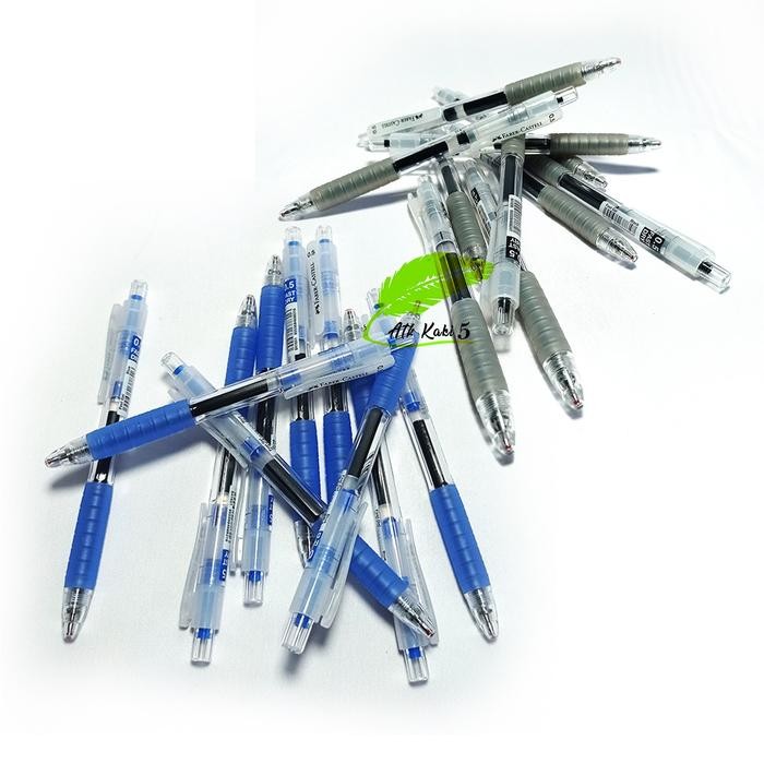 

Faber Castell Gel Pen Fast DRY 0.5mm - [ LUSIN ] - Biru