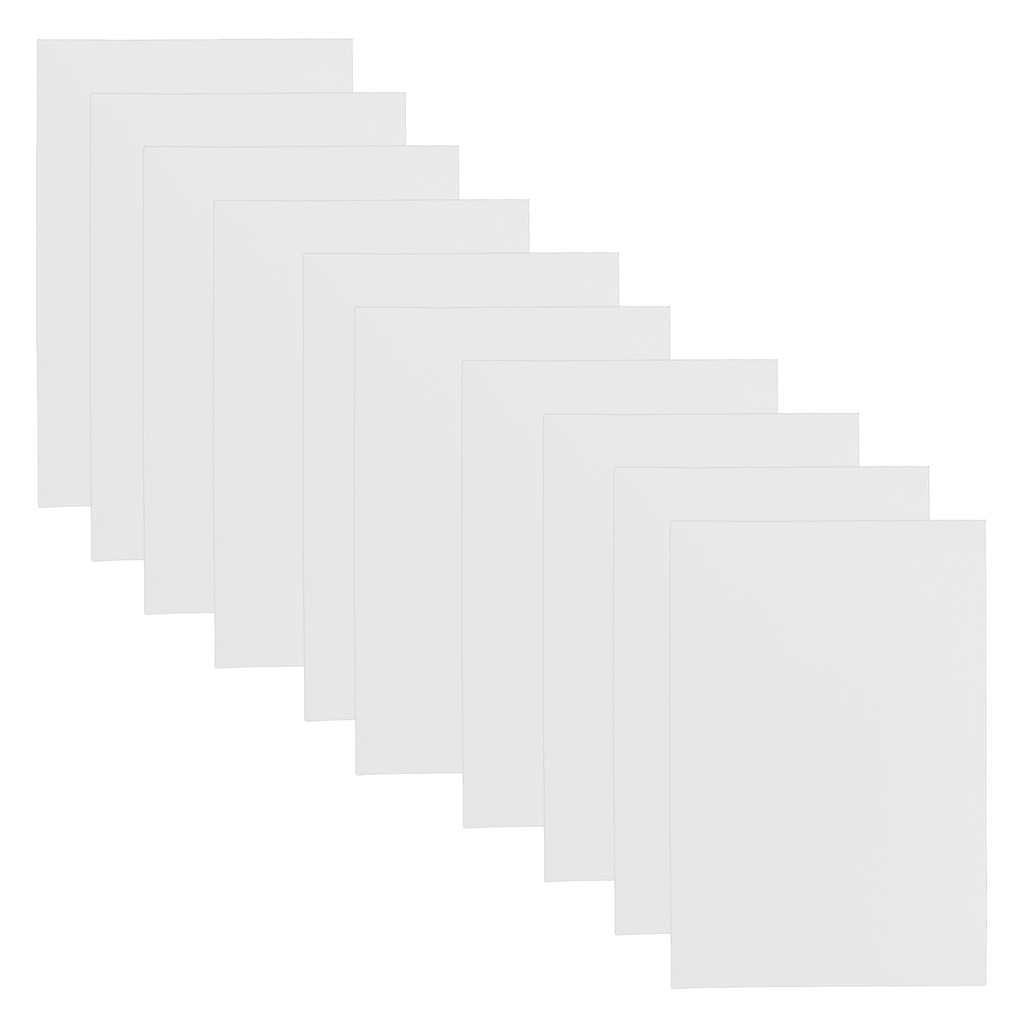 

100 Pcs Transparent Book Cover Plastic Sleeves Comic Binder Notebook Travel Journal Sturdy Planner Loose Leaf File Cover