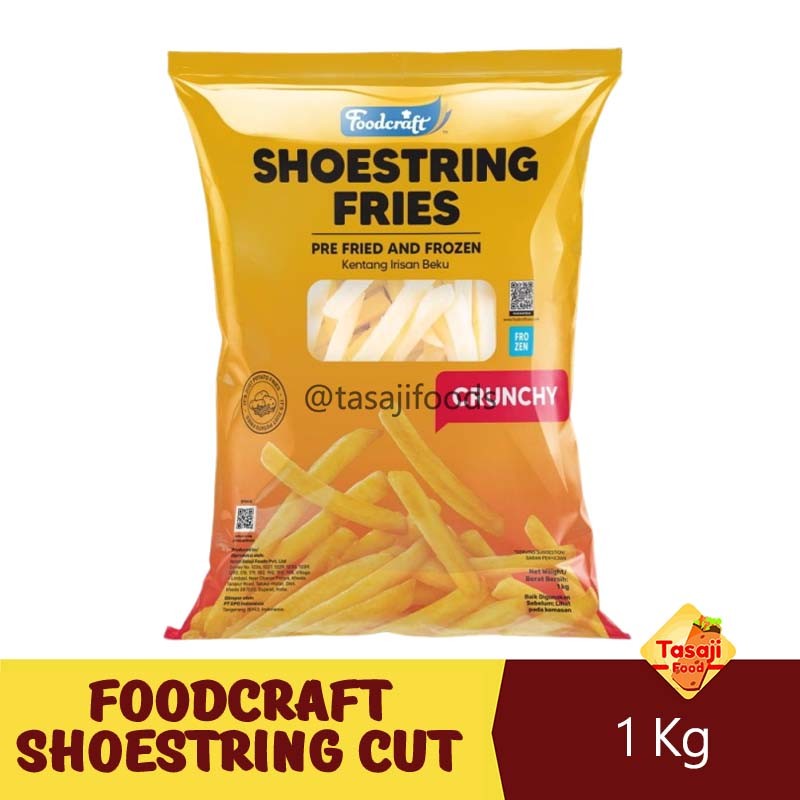 

Foodcraft Kentang Shoestring Cut 1 Kg French Fries Asfar