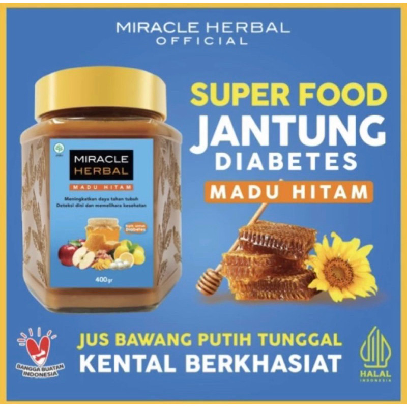 PROMO Miracle Herbal Madu Hitam 400 ML