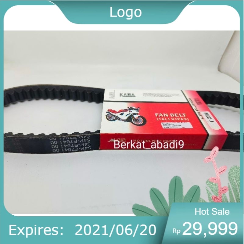 Mio J / Mio GT Vanbelt Vbelt Fanbelt Panbelt Mio J GT