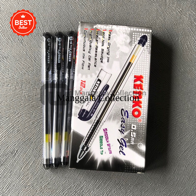 

gel pen pulpen tinta cair kenko easy gel 0.5