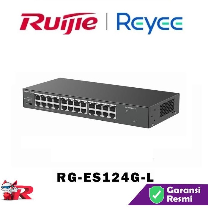 Ruijie RG-ES124G-L Unmanged Switch Hub 24 Port 10/100/1000 Mbps Gigabit M