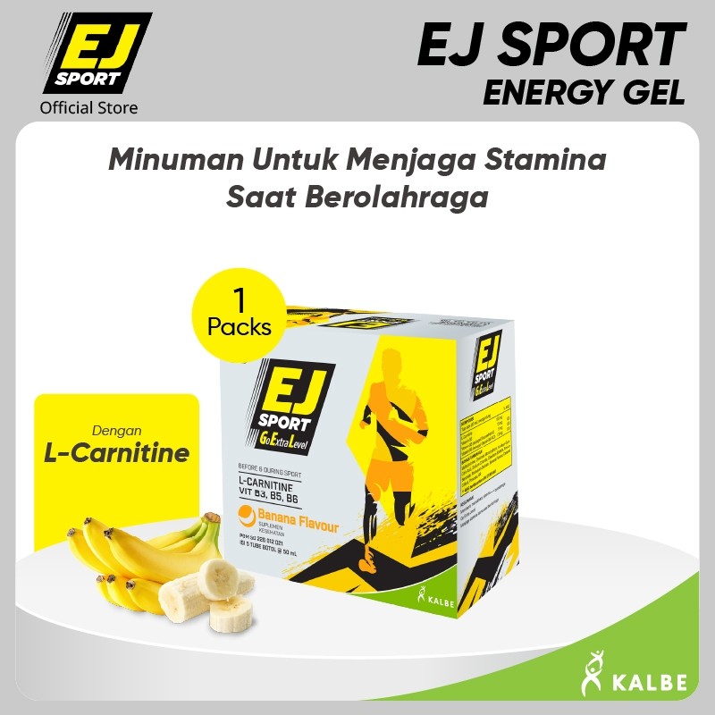 

New EJ Sport Banana (5 Tube) - Energy GelPremium