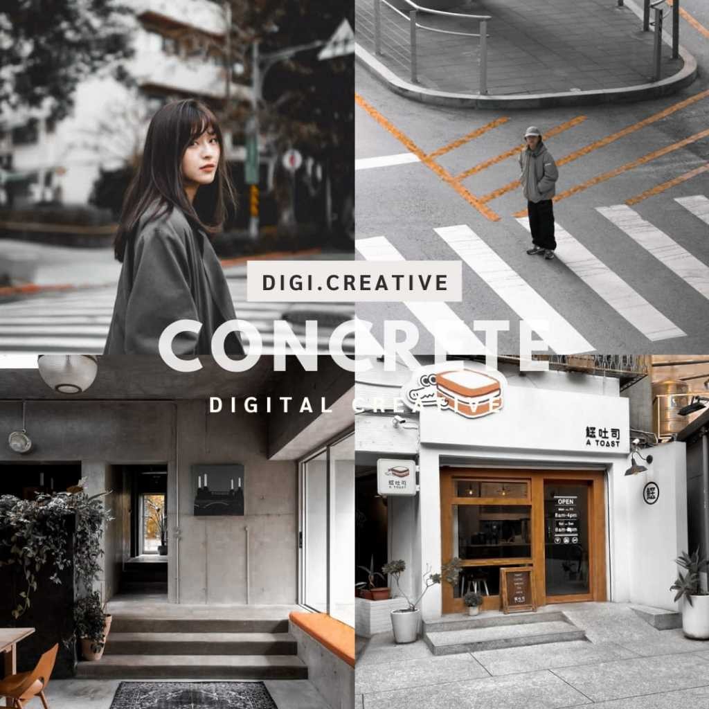 PRESET AESTHETIC | CONCRETE PRESET | LIGHTROOM