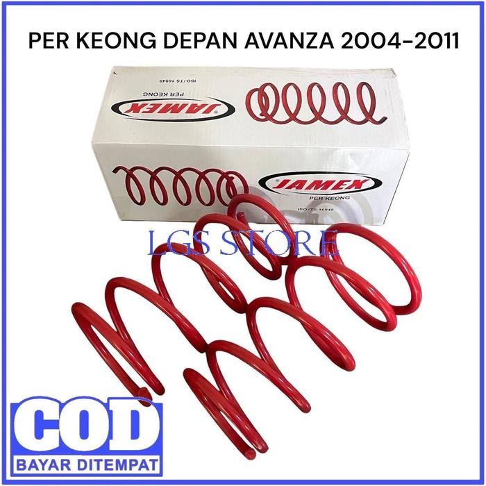 PER KEONG DEPAN AVANZA XENIA JAMEX - COIL SPRINGS JAMEX AVANZA 2004-2011