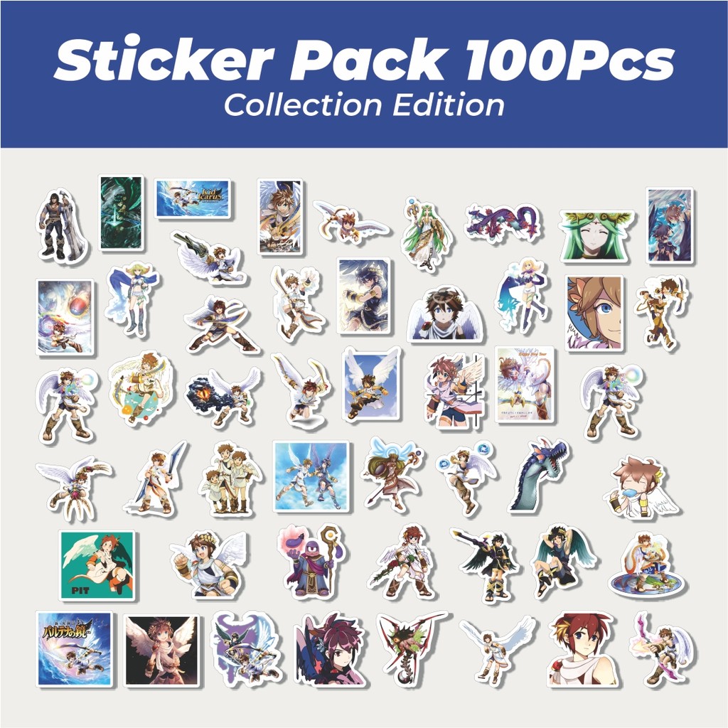 

Hot Stiker Game Series Kid Icarus Karakter Mix 2 Lucu Anti Air Stikers Berperekat Waterproof Sticker Decal Buat Motor Helm Buku Journal Koper Casing HP Laptop Botol Minum