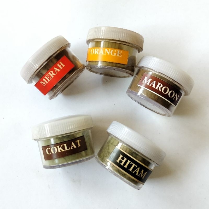 MS - 5ml Henna bubuk arab kutek daun pacar arab halal sah untuk sholat kutek bubuk Asli halal Muslim
