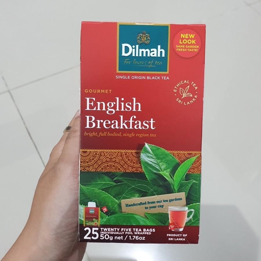 

Dilmah English Breakfast Tea Black Tea Teh Celup Import ( 25 Bags )