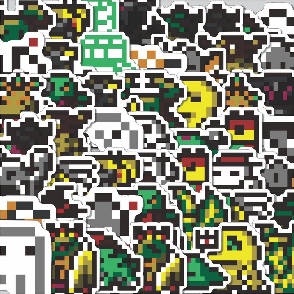 

Stiker Cutting Pack Stiker Pixel Digimon V32 Isi 100Pcs Series Aesthetic Lucu Keren Untuk Koper Bahan Vynil