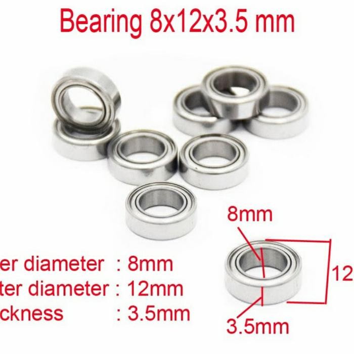 bearing laher 8x12x3.5mm
