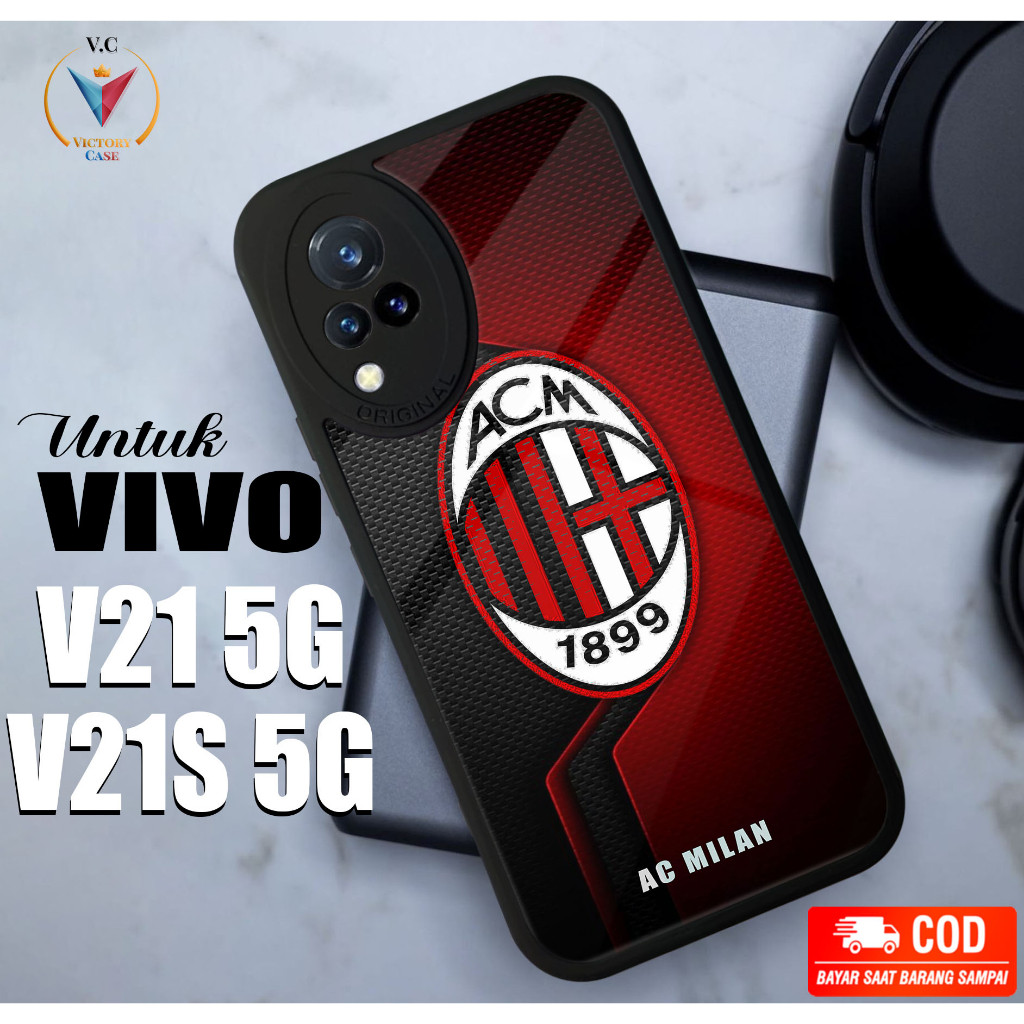 Case Vivo V21 5G V21S 5G MAMACASE.ID Motif [ FTBL ] Case Hp Glossy Casing Hardcase Softcase Bisa cod