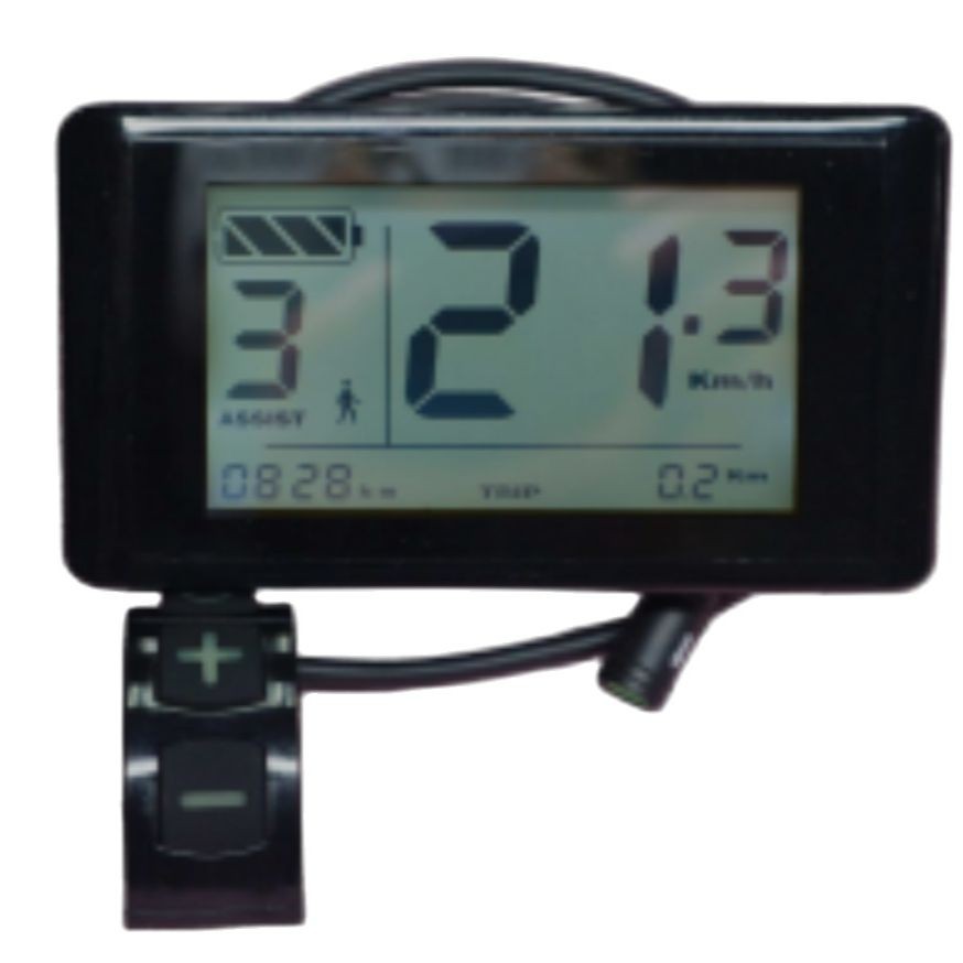 W108 LCD Display Electric Bike Instrument Monitor(customized) e-Bike Speeder Replacement Parts Panel