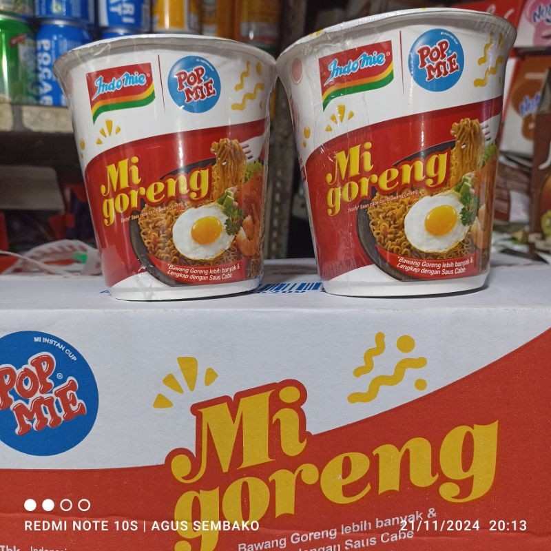 

1 dus pop mie goreng spesial 12s