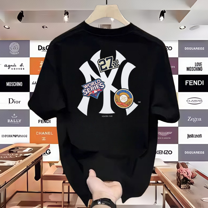 New Era MLB World Professional Baseball Championship Commemorative Edition Kaos Pria Distro Original