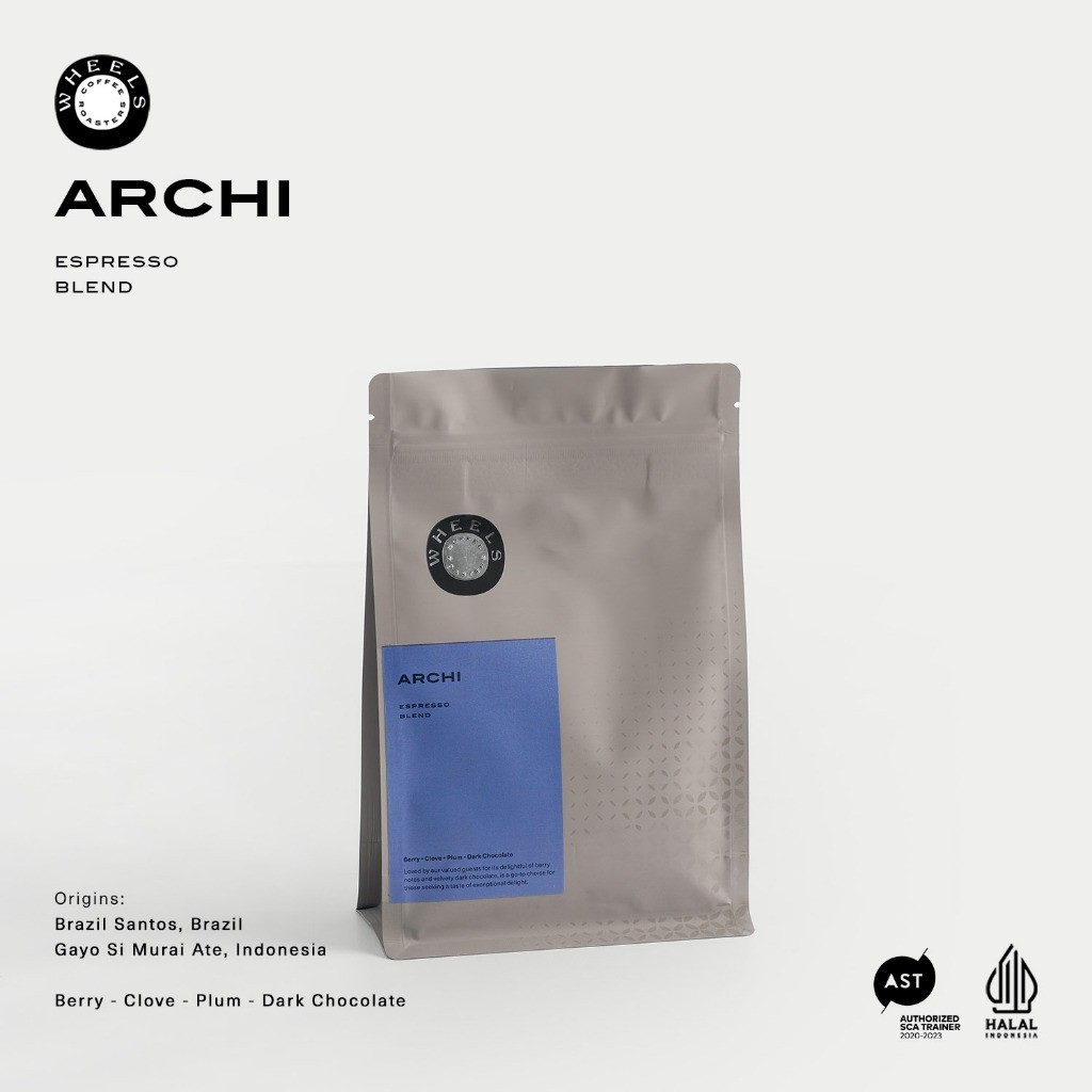 

Archi 100% Arabica Blend Wheels Coffee Roasters