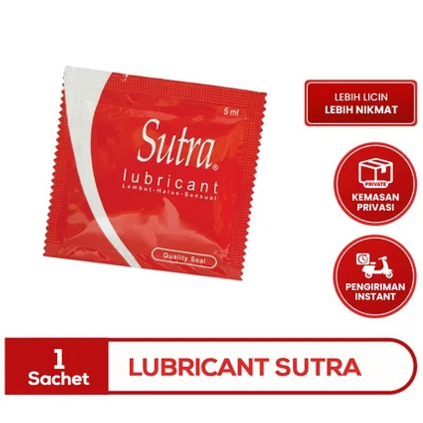 Lubricant Sutra - Pelumas Sutra Lebih Licin Sachet 5ml