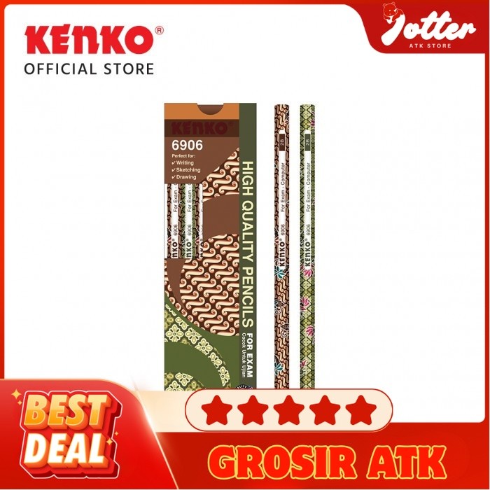 

Pensil Kenko 2B 6906 For Exam | Jotter Grosir ATK