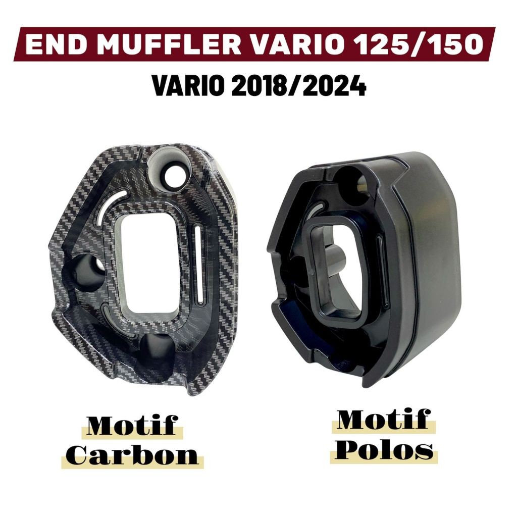 End Muffler Vario 125/150 Corong Knalpot Vario 2018-2024 Corong Knalpot Motor [MT]
