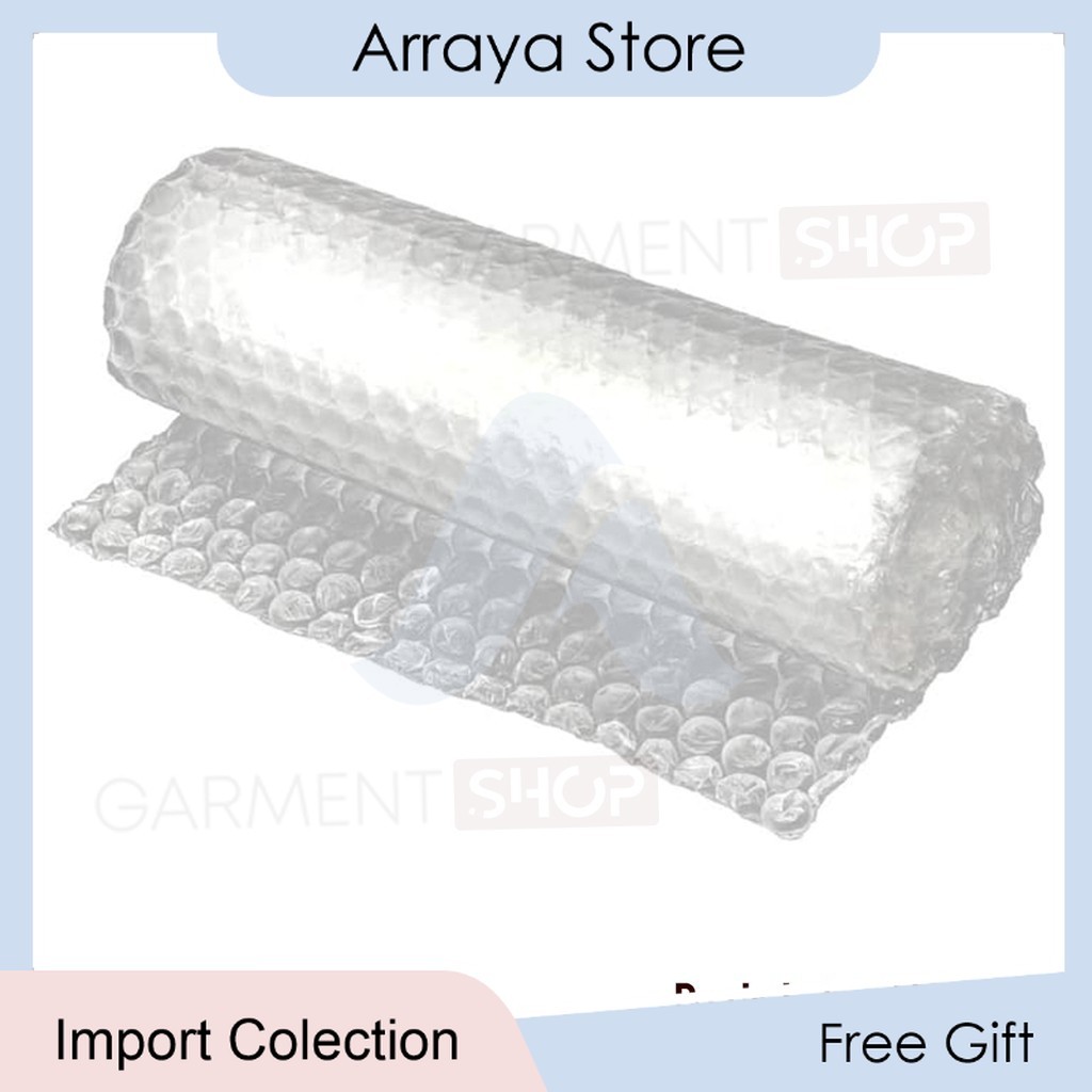 

Bubble Wrap Tambahan 1 Per Kg Untuk Pengiriman 【Arraya Shop】