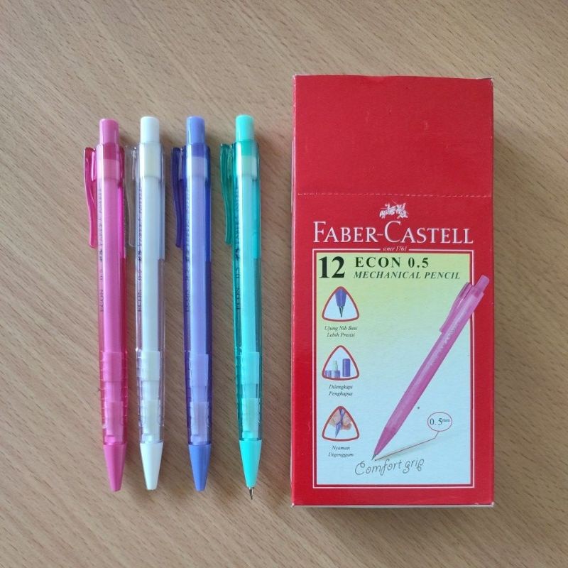 

[MAC] Pensil Mekanik 0.5 Faber Castell 134212 ECON 0.5 Mechanical Pensil