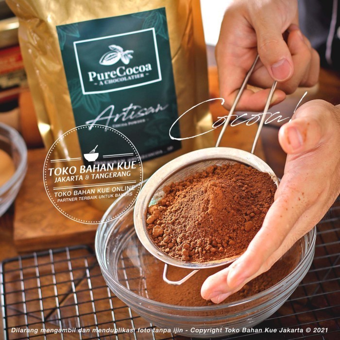 

Pure Cocoa Coklat Bubuk Powder Cokelat Murni Tanpa Campuran - 100gr