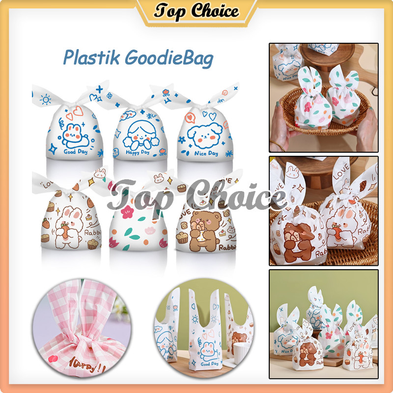 Plastik Goodie Bag Kecil Motif 50PCS / Plastik Goodie Bag / Goodie Bag Ulang Tahun Anak