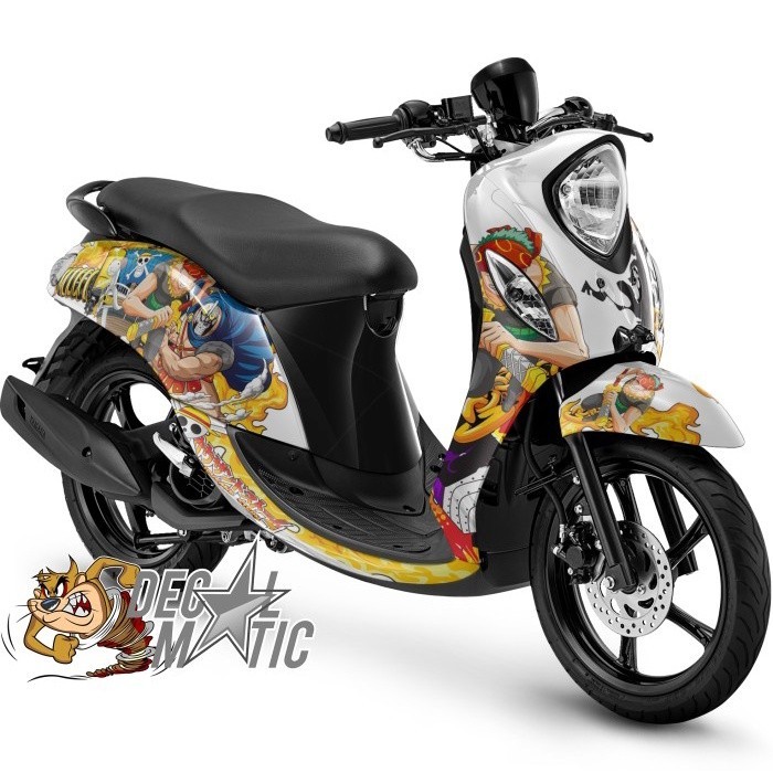 [Decal Anime] Decal Fino Full Body Stiker Type FI 125 Premium Grande One Piece Zorro
