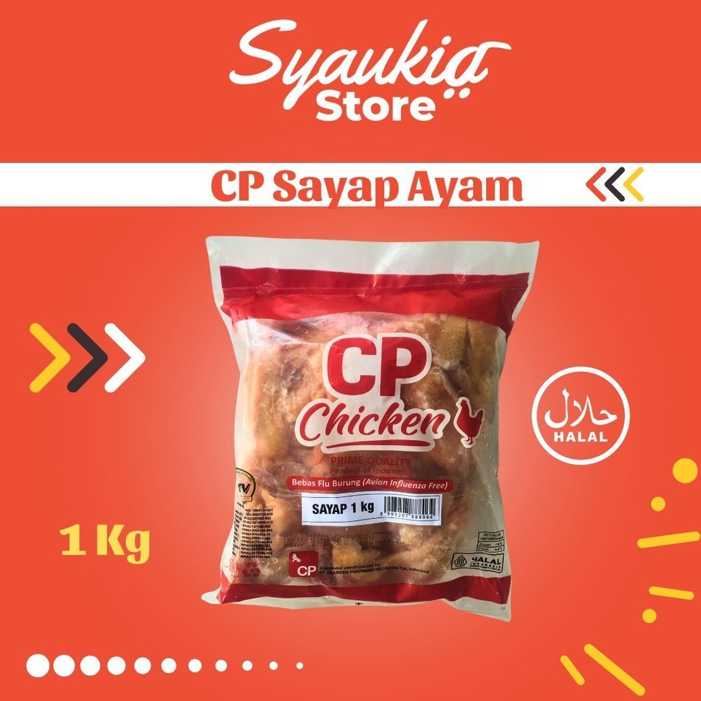 

Daging Sayap Ayam Potong Beku isi 1 Kg, Chicken Wing Frozen Segar Fresh