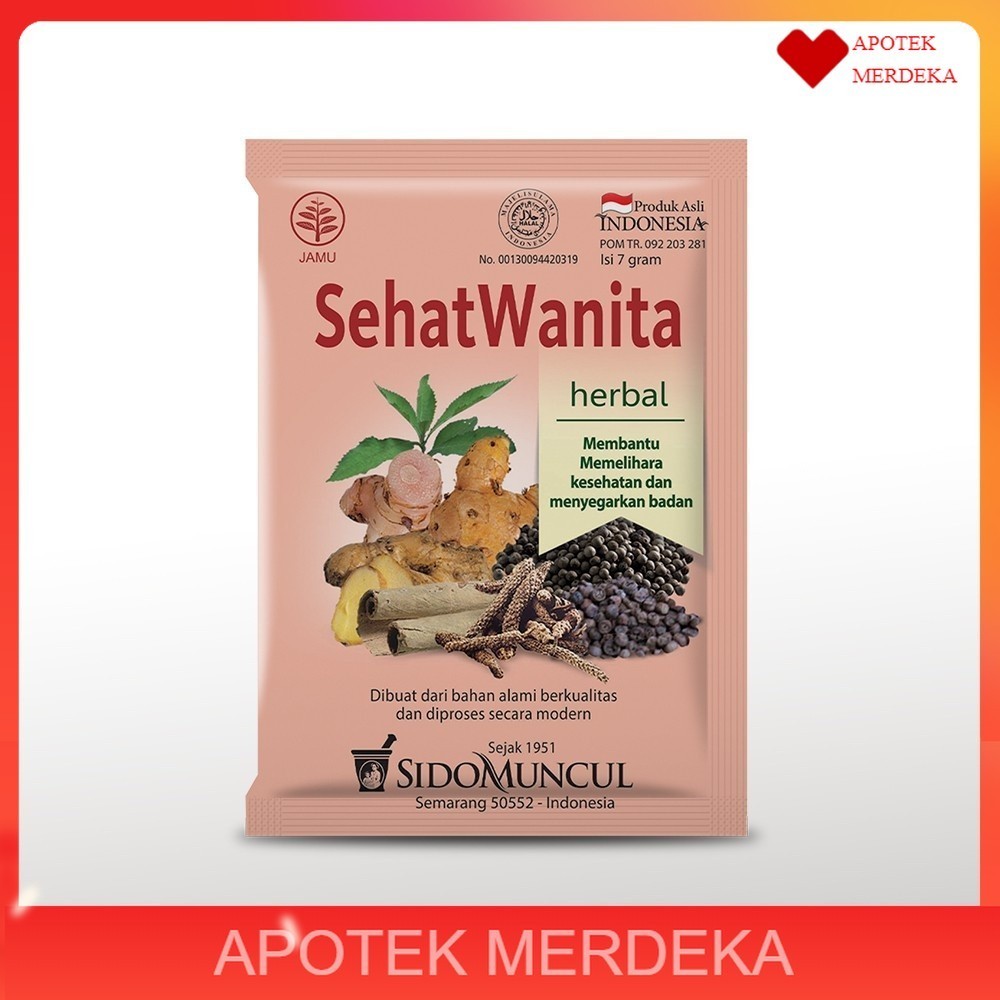 Jamu Sehat Wanita Sido Muncul Sachet