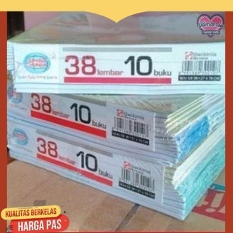 

BUKU TULIS BERGARIS SIDU 38 LEMBAR ISI 10 BUKU