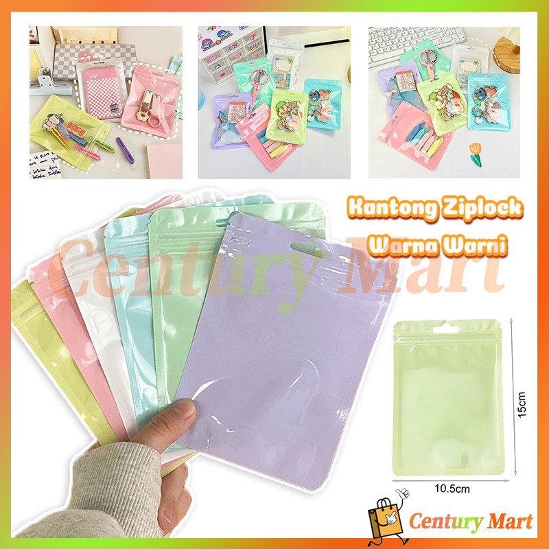 

Plastik OPP Souvenir Aksesoris Klip Zipper Ziplock /Kantong Ziplock Warna Warni/Plastik Klip Packaging /Saset Klip Ziplock /Kantong Penyimpanan Aksesoris Permen Ikat Rambut