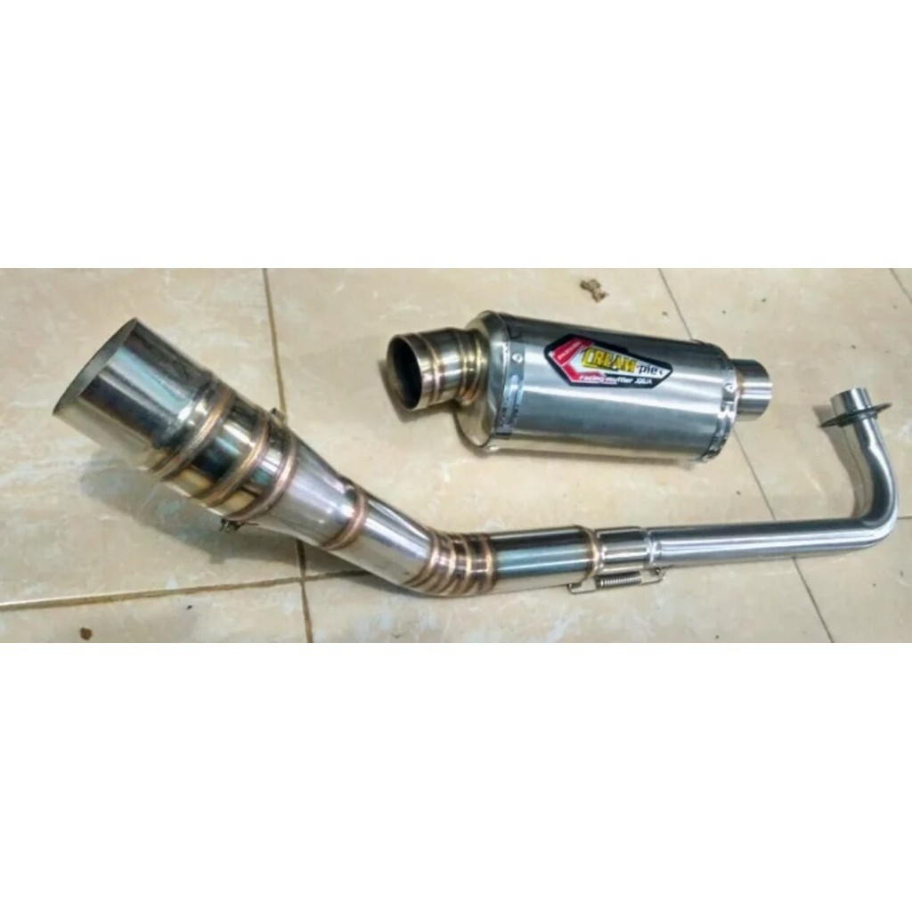 Knalpot racing creampie for CB 150r old
