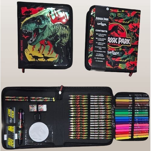 

TERLARIS! Kotak pensil smiggle minecraft ( udah sama isi nya ) - Jurassic park
