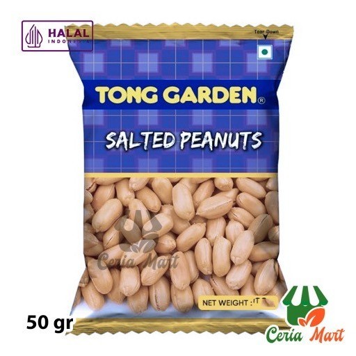 

Tong Garden Salted Peanuts 50 gr Kacang Tanah Rasa Asin Gurih