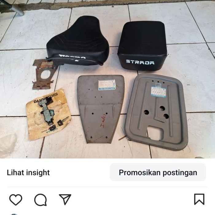 Jok pisah set ori nos jok mg baru vespa strada