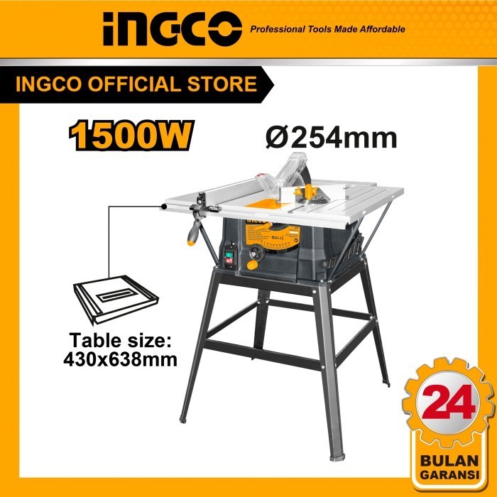 TS15007 TABLE SAW TABLESAW MESIN MEJA POTONG KAYU 10" INGCO TS 15007