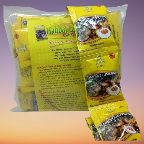 

Kopi Herbal I Habbat Ginseng Coffee 5 in 1 Per 1 Pack I Minuman Kesehatan Asli Original 100% I Ka Risma shop