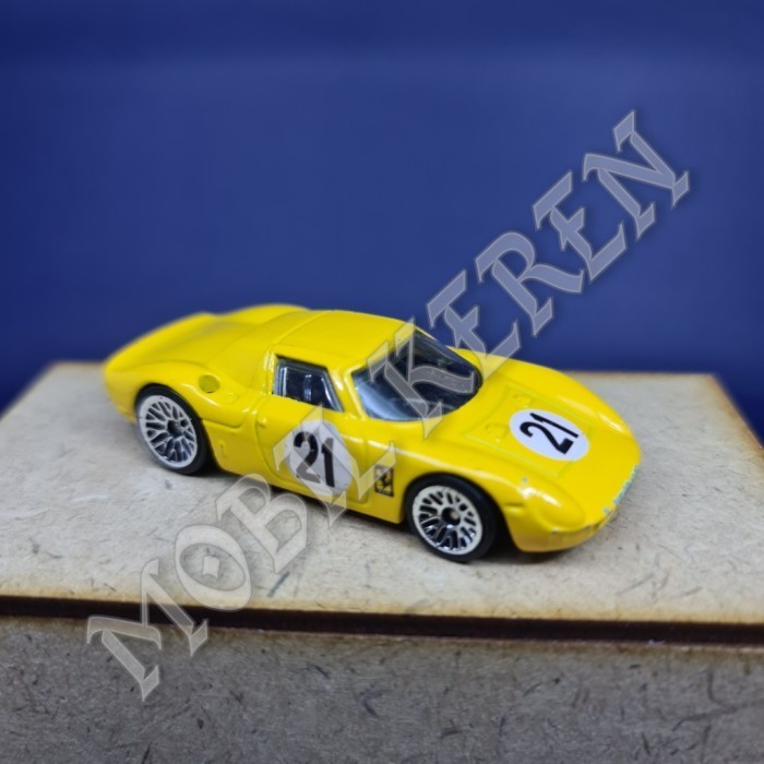 EL99 Hot Wheels Loose Mulus Ferrari 250 LM Yellow Rivet