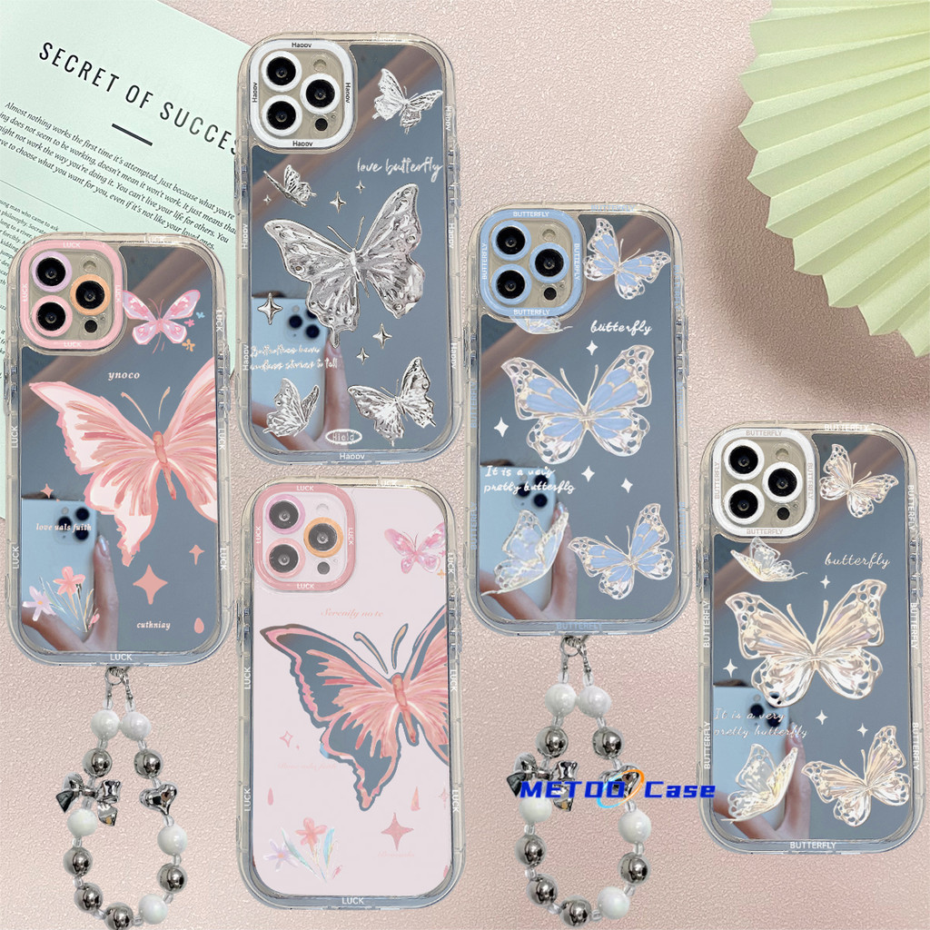 Case Mirror Cartoon Animals Cassing Lucu Soft Case Hologram Kompatibel Untuk Case Samsung A05 A05S A