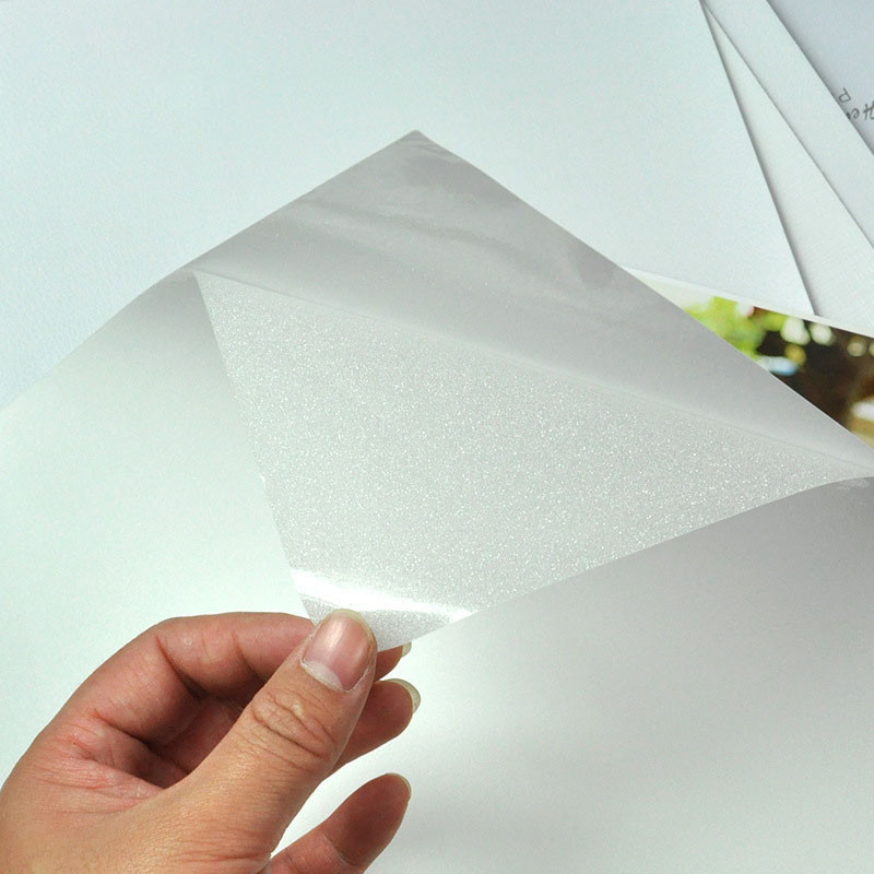 

50 Sheets / Pack A4 Cold Laminating Film PVC Transparent Film Photo Film Manual Specimen Plant Preparation Film Sticker