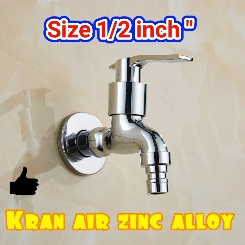 keran stop kran air wastafel bak mandi tempat cuci piring 1/2 inch
