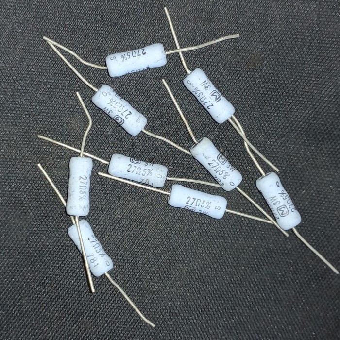 resistor 27R 3W panasonic original japan 27ohm 27 R ohm 3 watt 3watt w Fajar