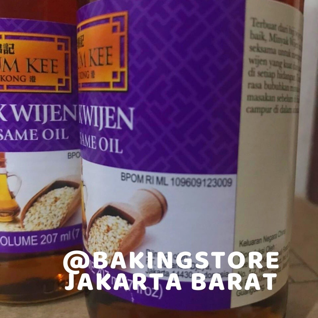 

JKL Lee Kum Kee Pure Sesame Oil 207 ml Minyak Wijen Murni