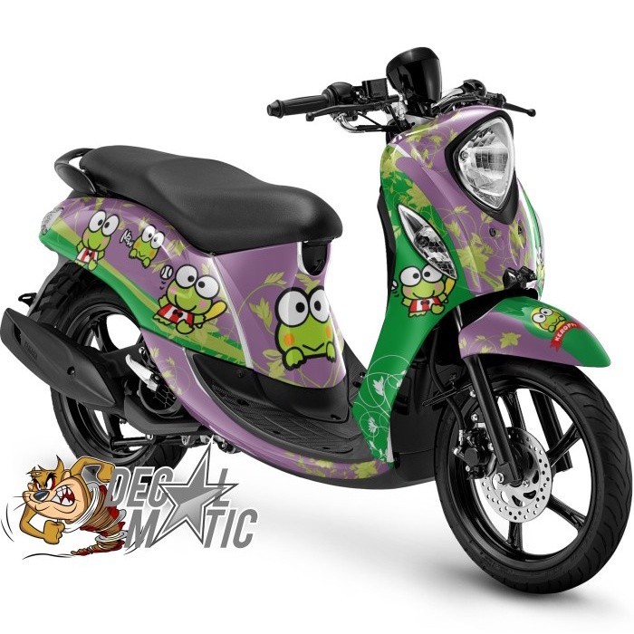 Stiker Fino Full body + Decal Dashboard Fino Karbu 115 / FI 125  Premium Sporty Keroppi